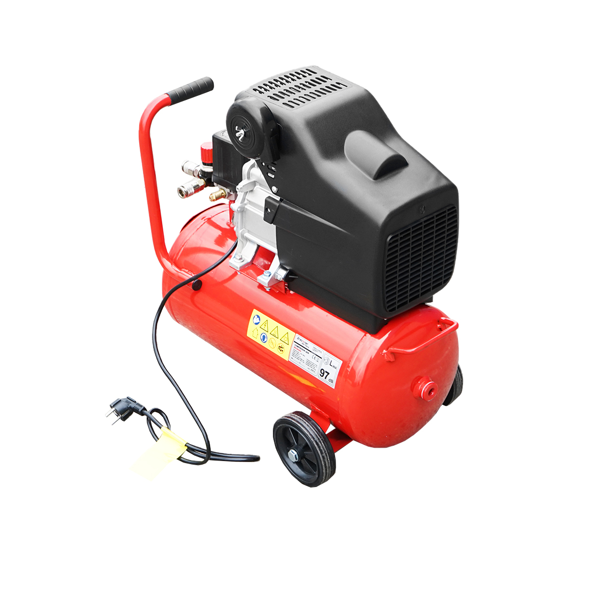 Compresor aer volum 24L putere 1.5kW/2CP presiune maxima 8 Bar, volum aer aspirat 184L Breckner Germany [3]