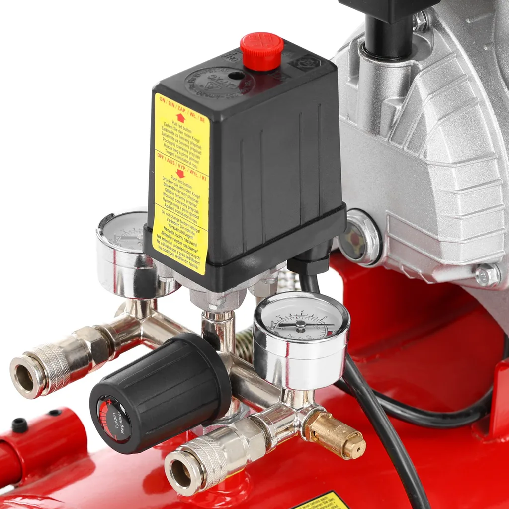 Compresor cu ulei, cu doi cilindri, putere 2,2 kW / 3 HP, presiune maximă 10 bar HECHT 2353 [3]