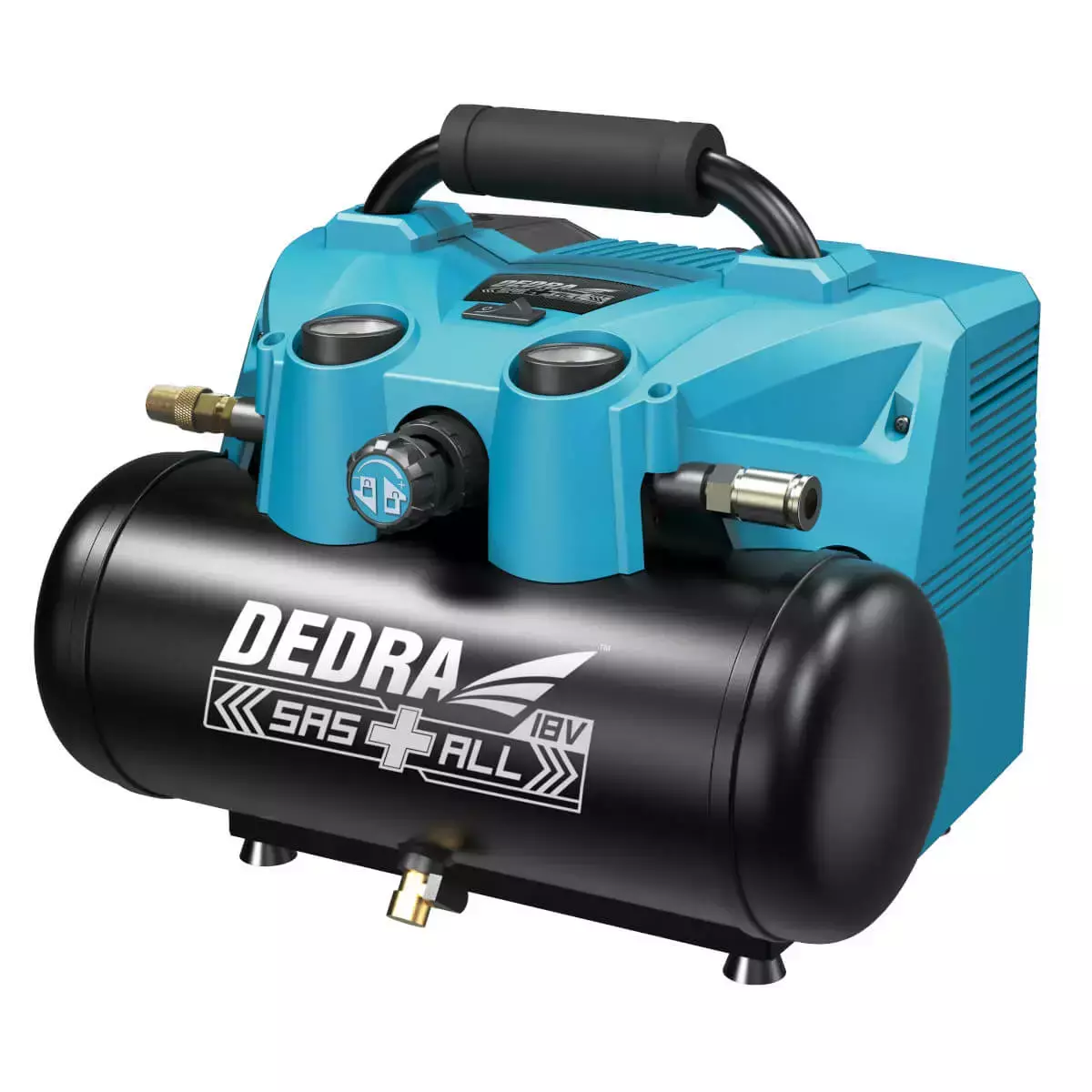 DEDRA SAS+ALL - Compresor de aer cu acumulatori 2x18V DED7077V