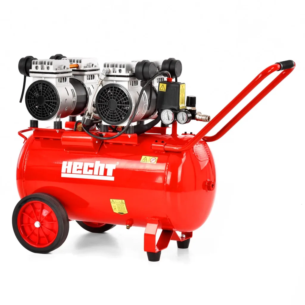 Construcții - Compresor fara ulei silentios 50L 3.0kW HECHT2089