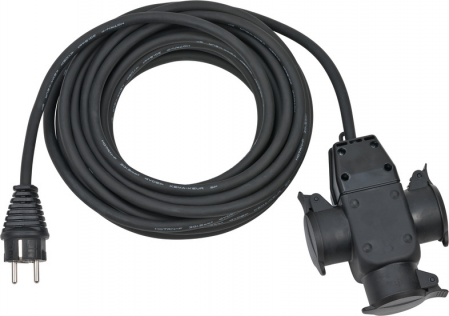 Prelungitoare - Cordon Prelungitor Brennenstuhl exterior 3 prize, 10 m, IP44