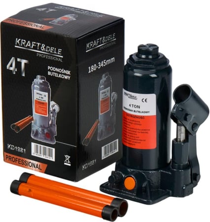 Cric hidraulic - Cric KRAFT&DELE, 4T, 180-345mm KD1981