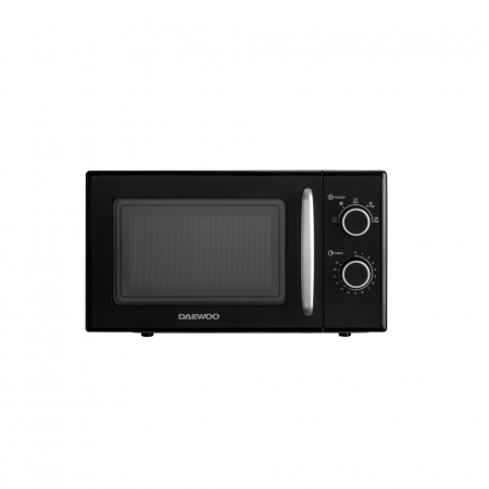 Electrocasnice - Cuptor cu microunde Daewoo, 20 L, 700 W, 5 niveluri de putere, semnal sonor, Negru, KOR-6S20K-2