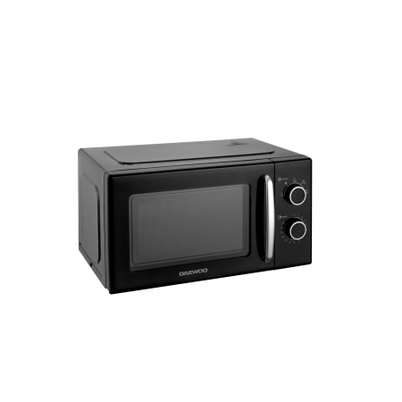 Cuptor cu microunde Daewoo, 20 L, 700 W, 5 niveluri de putere, semnal sonor, Negru, KOR-6S20K-2 [1]