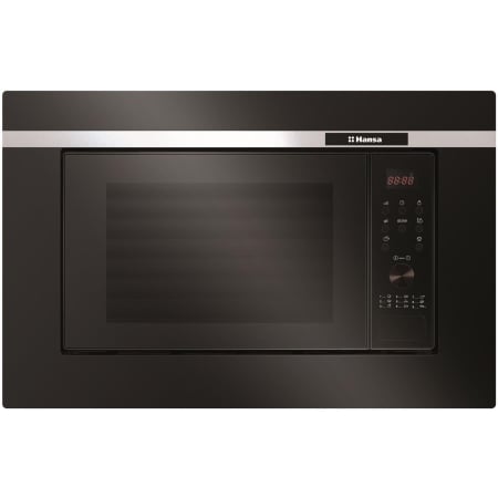 Electrocasnice Mici - Cuptor cu microunde incorporabil Hansa AMG20BFH, 20 L, display, 700 W, grill, 7 nivele putere, 9 programe, decongelare, ChildLock, sticla neagra