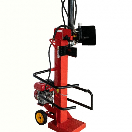 Despicătoare de bușteni - Despicator lemne vertical cu motor pe benzina 196cm3, putere despicare 14T, bustean 1040x400mm Breckner Germany BK98360