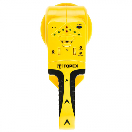 Construcții - Detector 3 in 1 pentru stifturi/fire sub tensiune/metal, baterie 6F22, 9V TOPEX 94W120