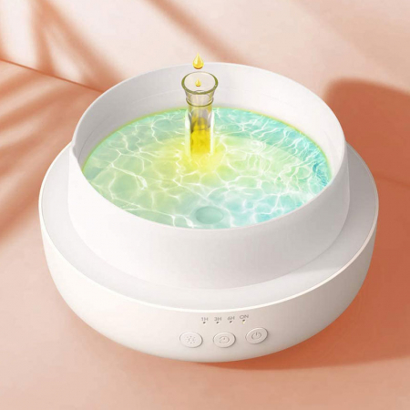 Difuzor aroma terapie Anjou AJ-ADA019, 300ml, LED 7 culori, BPA free, oprire automata [2]