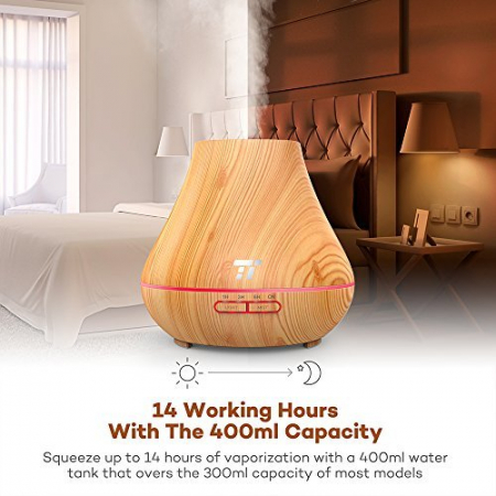 Difuzor Aroma terapie TaoTronics TT-AD004, 400ml, 13W, 14 ore [3]