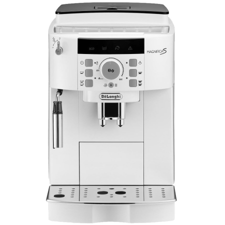 Espressor automat De'Longhi Magnifica S ECAM 22.110.W, Sistem manual de spumare, Rasnita cu 13 setari, 1450W, 15 bar, 1.8 l, Alb [1]