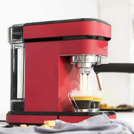 Espressor manual Cecotec Cafelizzia 790 Shiny 1583, 1350 W, Pompa de aburi 20 bar, Sistem de incalzire rapid, Capacitate 1.2 L [4]