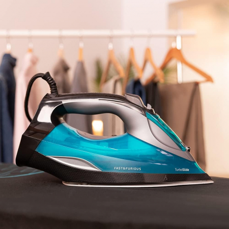 Fier de calcat Cecotec FastFurious 5055 Pro, 3100 W, talpa ceramica, abur continuu 65 g m, rafala de abur 255 g min [4]