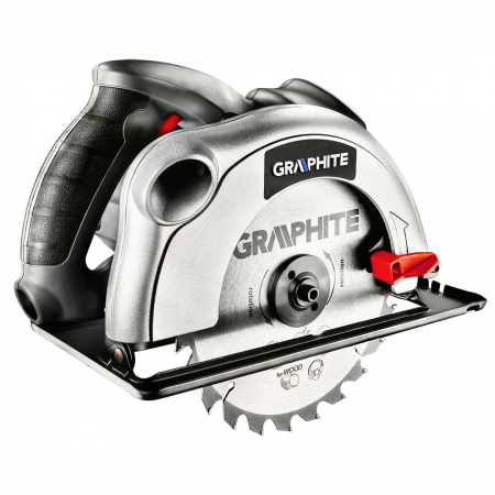 Fierastrau Circular - Fierastrau circular 1200W, disc 185x20mm, 5000 rpm, adancime taiere 65mm GRAPHITE 58G486