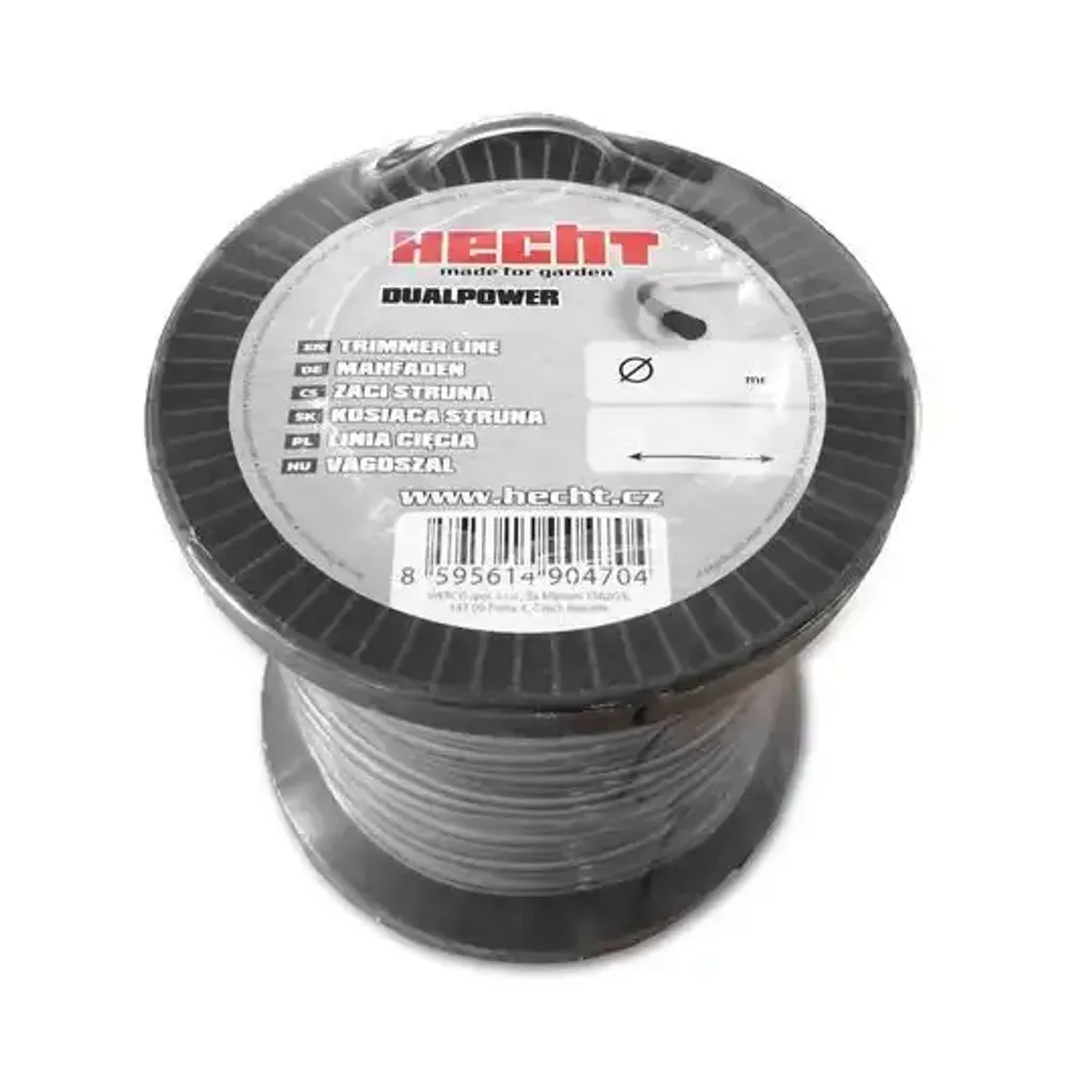 Grădină - Fir trimmer rotund, cu nucleu 3,0mm × 240 m HECHT 10324030