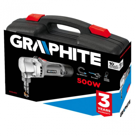 Foarfeca electrica pentru tabla  59G401 GRAPHITE, 500 W [4]