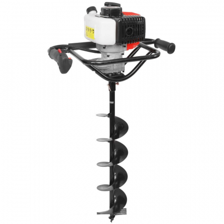 Foreza de pamant / Motoburghiu HECHT 52, motor termic, putere 2.4 CP, adancime de forare 73 cm [1]