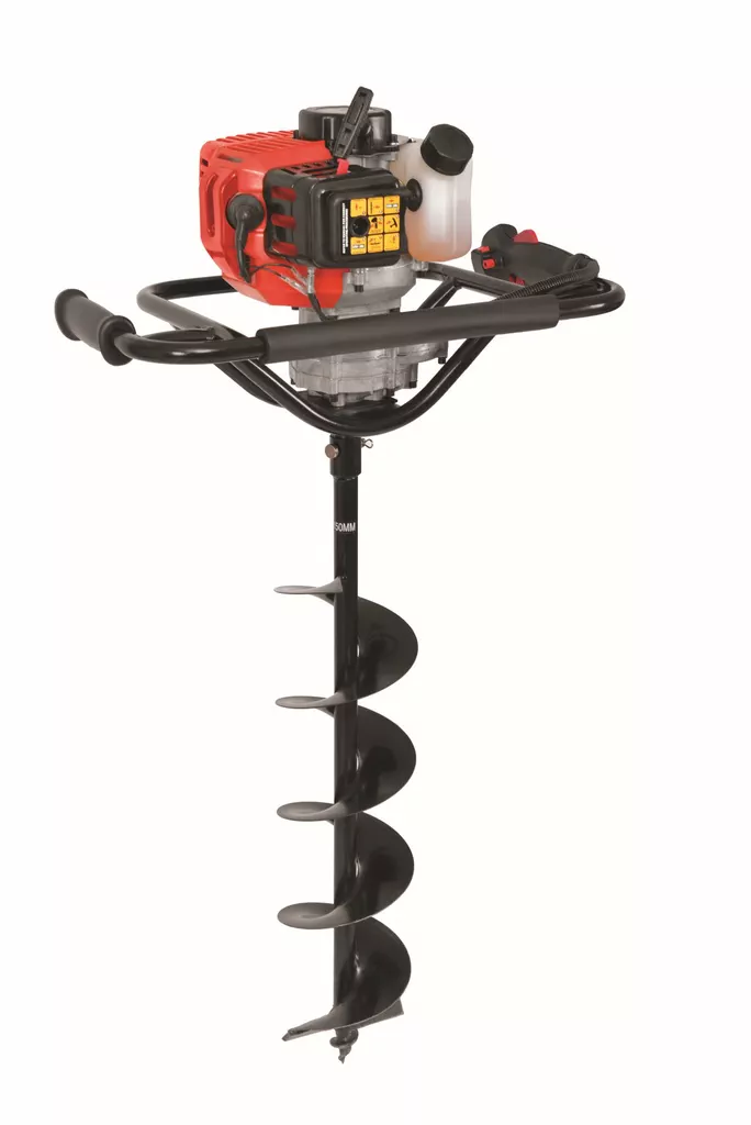 Motoburghie - Foreza de pamant / Motoburghiu HECHT 52, motor termic, putere 2.4 CP, adancime de forare 73 cm