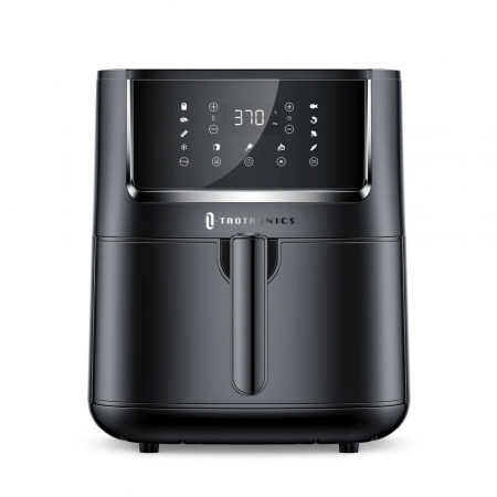 Electrocasnice - Friteuza cu aer cald, fara ulei TaoTronics TT-AF001 Air Fryer, 1750W, 6L, Control tactil, 11 Programe Presetate