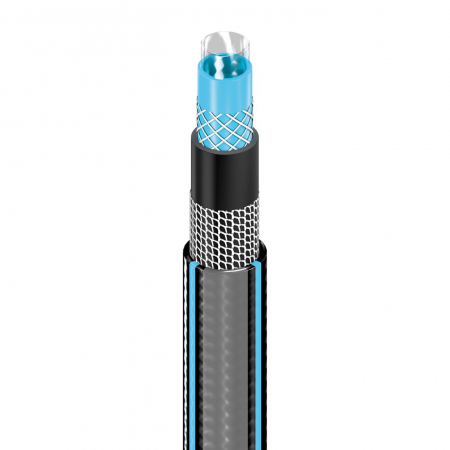 Furtun pentru gradina Cellfast HOBBY cu 6 straturi, 1 2  , Armat, 25m, protectie UV, antirasucire [3]