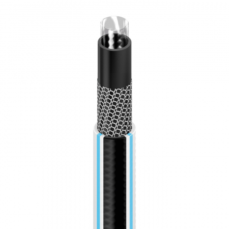 Furtun pentru gradina Cellfast MULTIFLEX cu 4 straturi, 1 2  , Armat, 25m, protectie UV, antirasucire [3]
