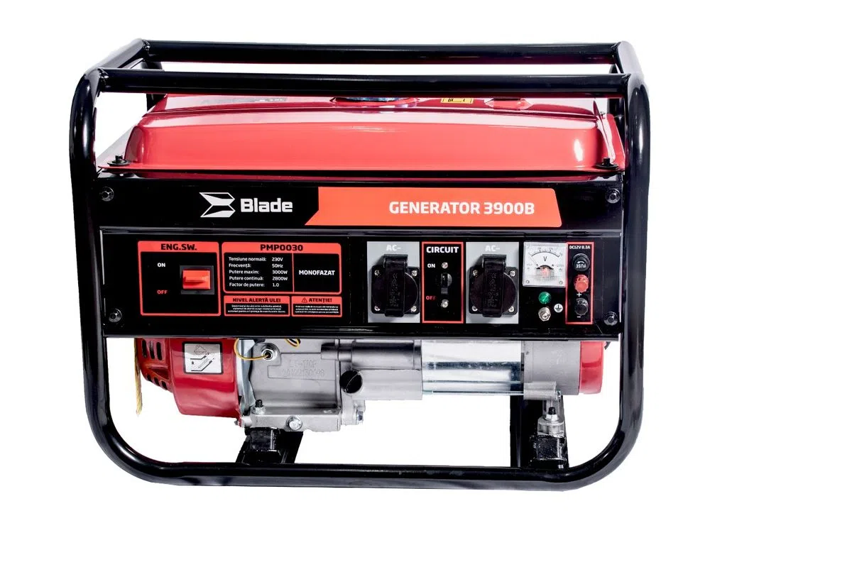 Generatoare - Generator curent electric monofazat, 2600 W, 7 CP, 4 timpi, BLADE 3900B - BENZINA