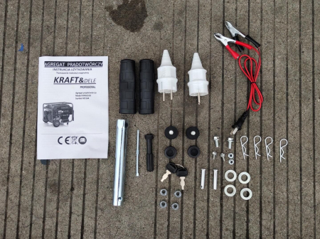 Generator de curent monofazat 5500W 12/230V, pornire electrica, Kraft&Dele KD164 [13]