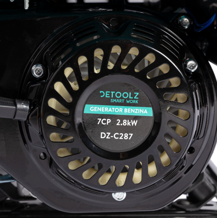 Generator pe benzina 7CP, 2.8KW, Detoolz DZ-C287 [4]
