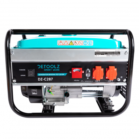 Generator pe benzina 7CP, 2.8KW, Detoolz DZ-C287 [1]