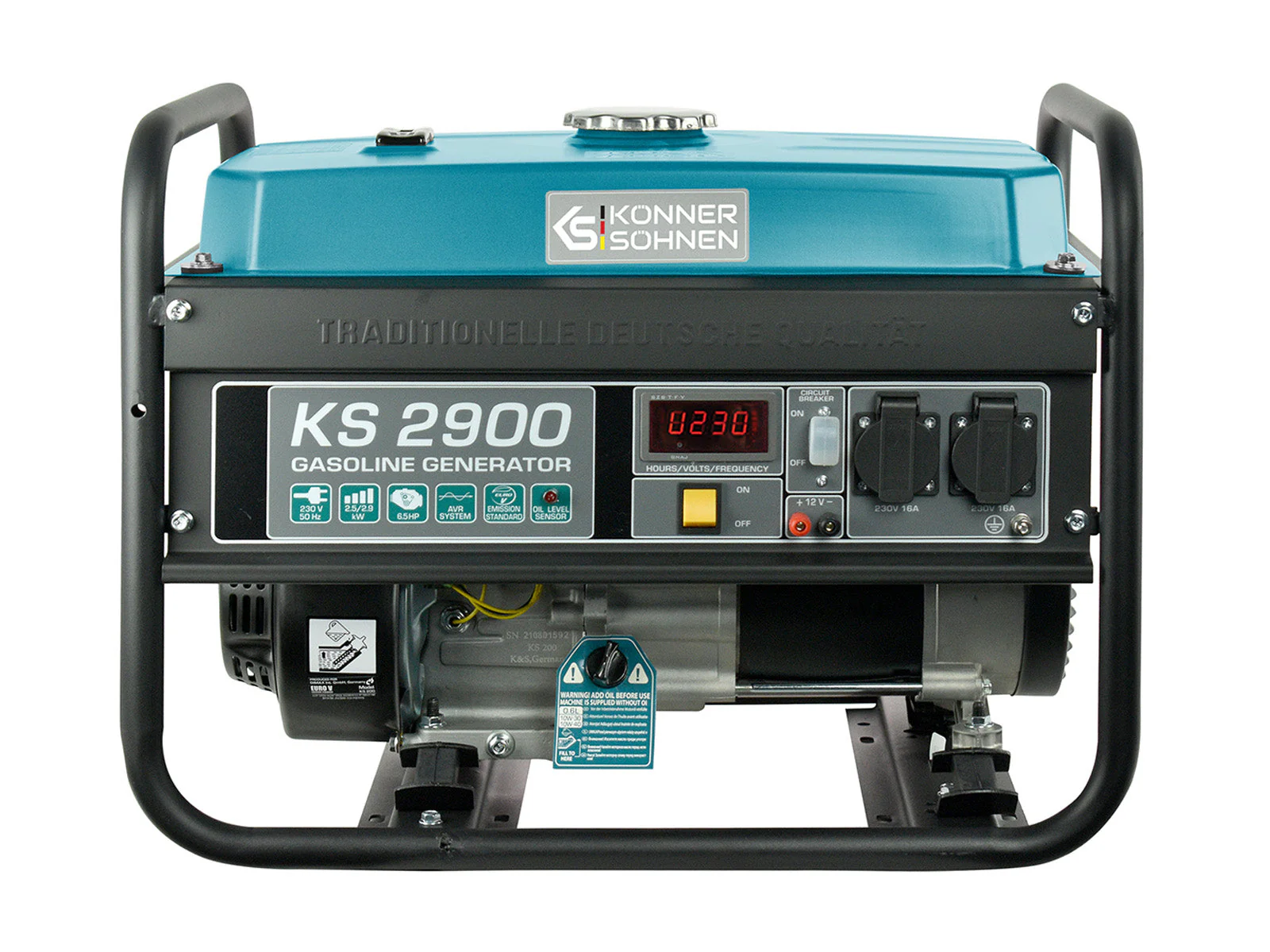 Generatoare - Generator pe benzina Könner & Söhnen, 6,5 CP, 2,5 kW,  KS 2900