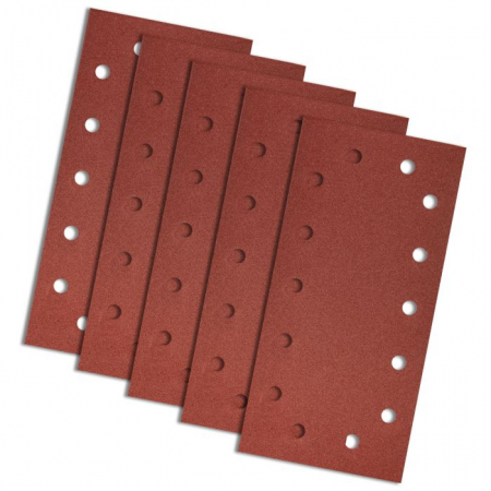Hartie abraziva cu velcro 115x230 mm K240, cu gauri - set 5 buc [1]
