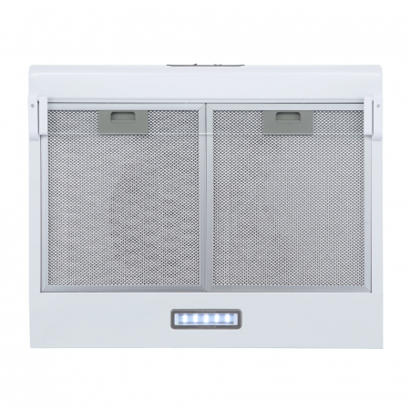 Hota clasica NobelTek NHO-CL60F15W, 60 cm, 1 motor, 2 filtre aluminiu, lampa led, 300m3, Alb [4]