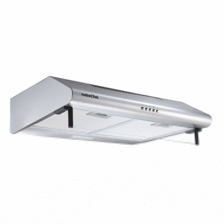 Hota clasica NobelTek NHO-CL60F49X, 60 cm, 1 motor, 2 filtre aluminiu, lampa led, 400m3, Inox [1]