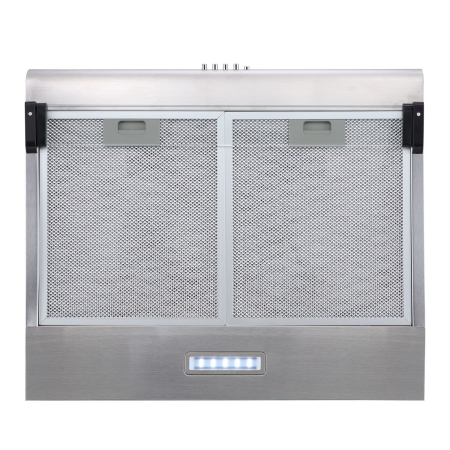 Hota clasica NobelTek NHO-CL60F49X, 60 cm, 1 motor, 2 filtre aluminiu, lampa led, 400m3, Inox [4]