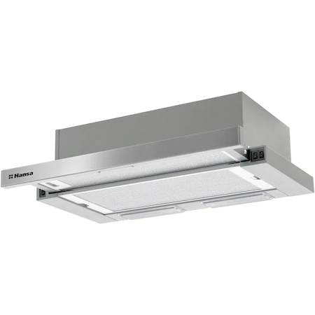 Casa si Gospodarie - Hota incorporabila telescopica Hansa, putere de absorbtie 429 m3/h, 2 motoare, 60 cm, Inox, OTS6251IH