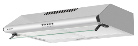 Electrocasnice Mici - Hota traditionala Hansa, 60 cm, 400 m3/h, 2 motoare, 2 filtre aluminiu, 3 trepte, evacuare 120 mm, iluminare led, 68 dB, Inox