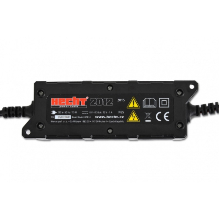 Incarcator pentru acumulatori auto inteligent, Hecht 2012, tensiunea de iesire 6 V/0.55 A sau 12 V/1 A [2]
