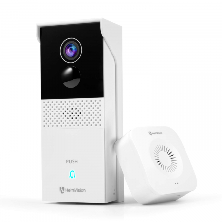Casa si Gospodarie - Interfon Smart cu camera HeimVision HMB1, Wireless, 1080P HD, Motion Detection, Convorbire bidirectionala, unghi larg, Control aplicatie