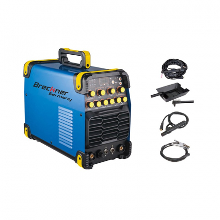 Aparate sudura - Inverter de sudura TIG-PULSE/MMA Breckner 10-200A/18V pentru sudare fier otel titan nichel aluminiu inox fonta sau alte aliaje
