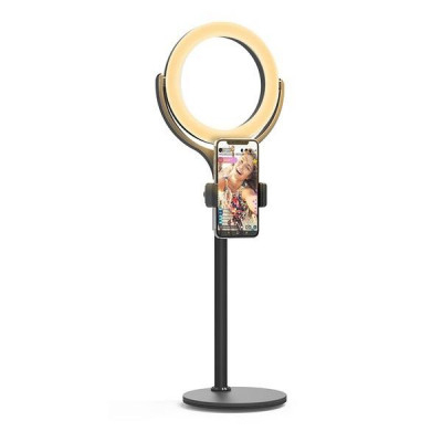 Ingrijire personala - Lampa Circulara LED BlitzWolf BW-SL4 Make up Profesionala, Ring Light 64 Leduri cu Lumina Rece Calda Tip Inel