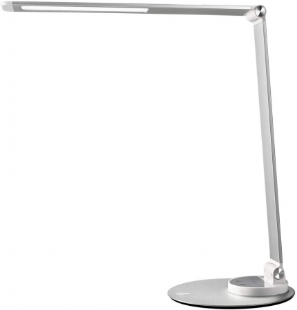 Casa si Gospodarie - Lampa de birou cu LED TaoTronics TT-DL66, incarcare USB, 6 niveluri de luminozitate - Silver
