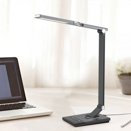 Lampa de birou LED TaoTronics TT-DL16, protectie ochi, control touch, 5 moduri, USB, lumina de noapte [4]