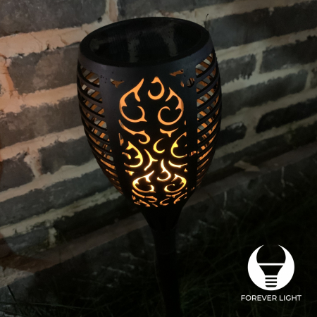 Lampa solara cu efect flacara Forever Light, 33 LED-uri SMD, 600mAh Ni-Mh IP65 [1]