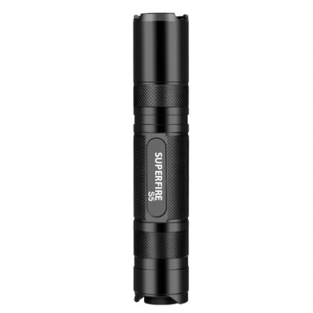 Lanterne - Lanterna LED Superfire S5, 220lm, 300m, incarcare USB, Negru