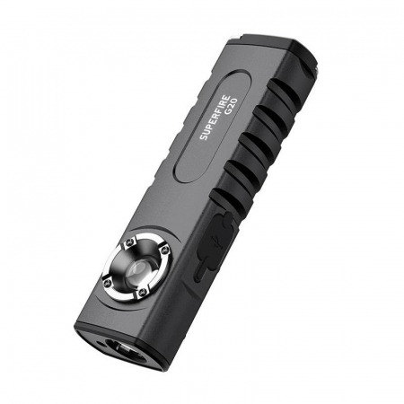Lanterne - Lanterna Multifunctionala LED Superfire G20, Laser, 500 lumeni, acumulator 2000mAh, incarcare USB-C