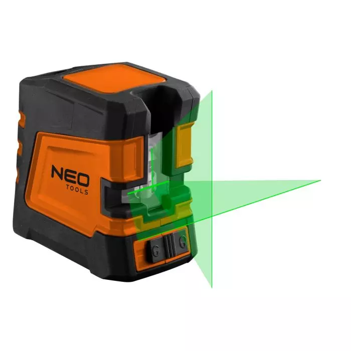 Aparate de masura - Lasere - Laser cu linie încrucișată 20 m, NEO TOOLS 75-107  verde, orizontala, verticala si cruce