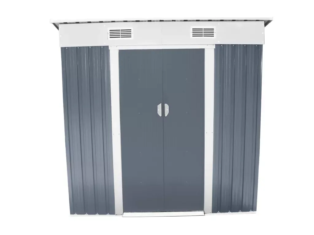 Magazii - Magazie pentru gradina, din tabla, 184 x 109 x 180 cm, HECHT