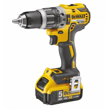 Masini de gaurit cu acumulatori - Masina compacta de gaurit/insurubat cu percutie DeWALT DCD796P2-Qw BRUSHLESS, XR Li-Ion 18V, 2 Akku x 5.0Ah