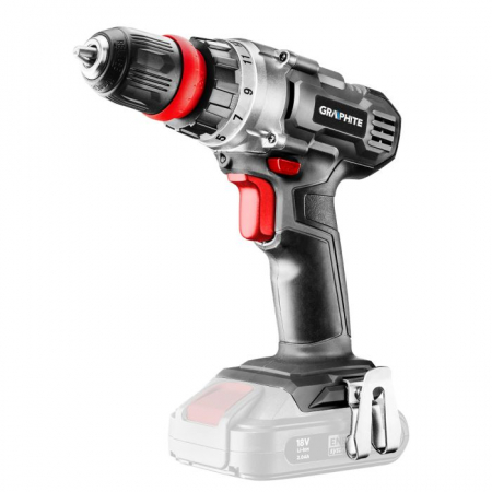GRAPHITE Energy+ - Mașină de găurit/înșurubat Energy+ 18V, Li-Ion, mandrină rapidă fără cheie,10 mm (fara acumulator inclus) GRAPHITE