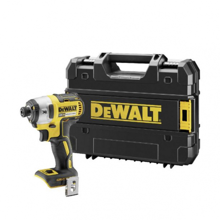 Masini cu impact - Masina de insurubat cu impact, compatibila cu acumulatori Dewalt DCF887NT, 18V, cuplu maxim 205 Nm, valiza de transport