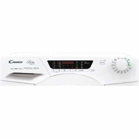 Masina de spalat rufe Candy, 10 kg, clasa A, motor Inverter, 1400 rpm, Steam, conectivitate WiFi/ hOn app, Quick & Clean tehnology, Alb,  HES14104TWM6/1-S [4]